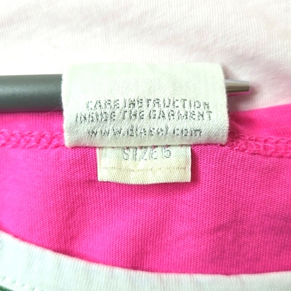 Diesel Kids Watercolour Tiger Print T-Shirt W/ Pink Built-in Tank, Size 5 ~ EUC - Picture 7 of 7